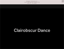 Tablet Screenshot of clairobscurdance.org